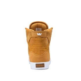 Mens Supra High Top Shoes SKYTOP Desert/white | AU-67454